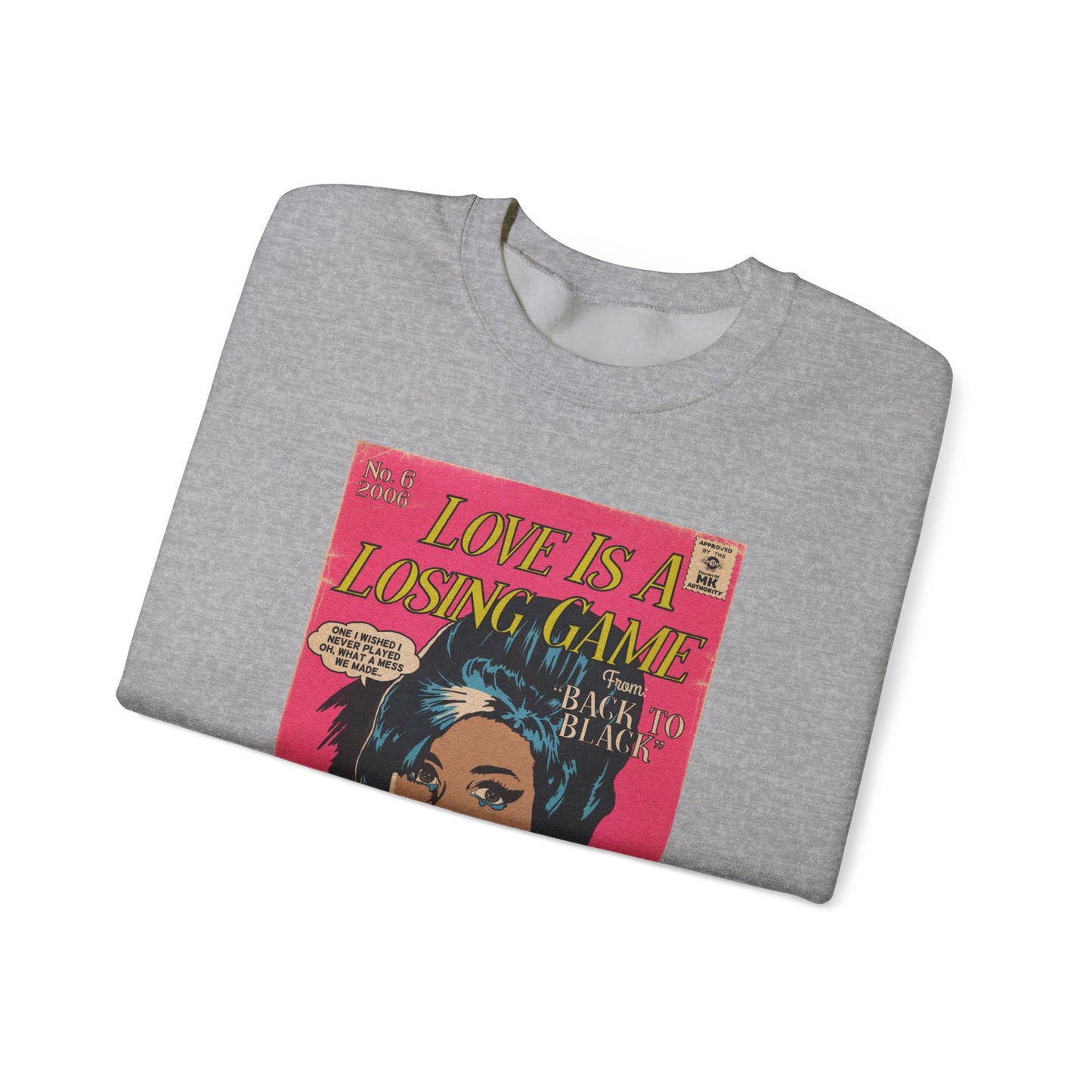 Amy Winehouse - Love Is A Losing Game - Unisex Heavy Blend™ Crewneck Sweatshirt