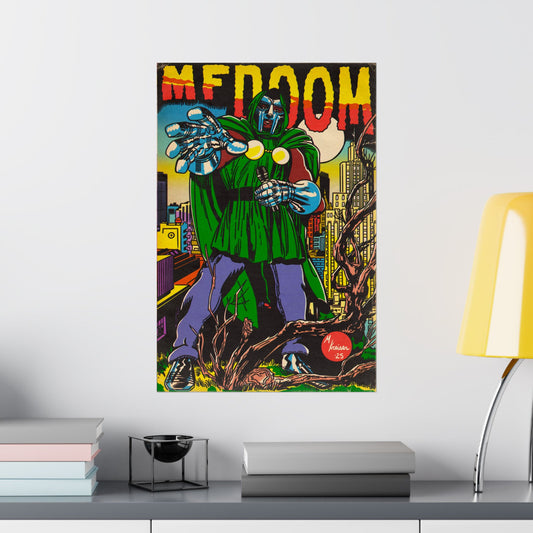 DOOM - Hip Hop Comics - Vertical Matte Poster