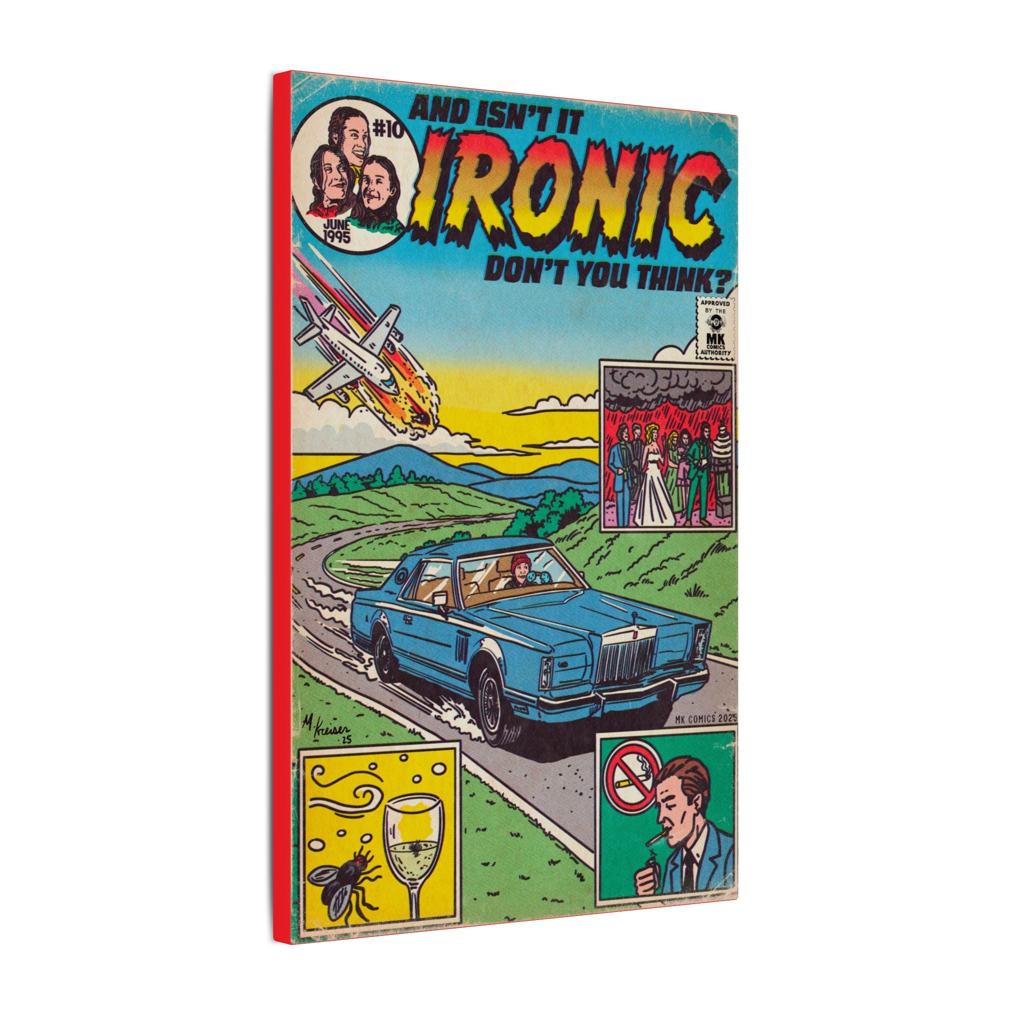Ironic - Matte Canvas, Stretched, 0.75" (Multi-Size)