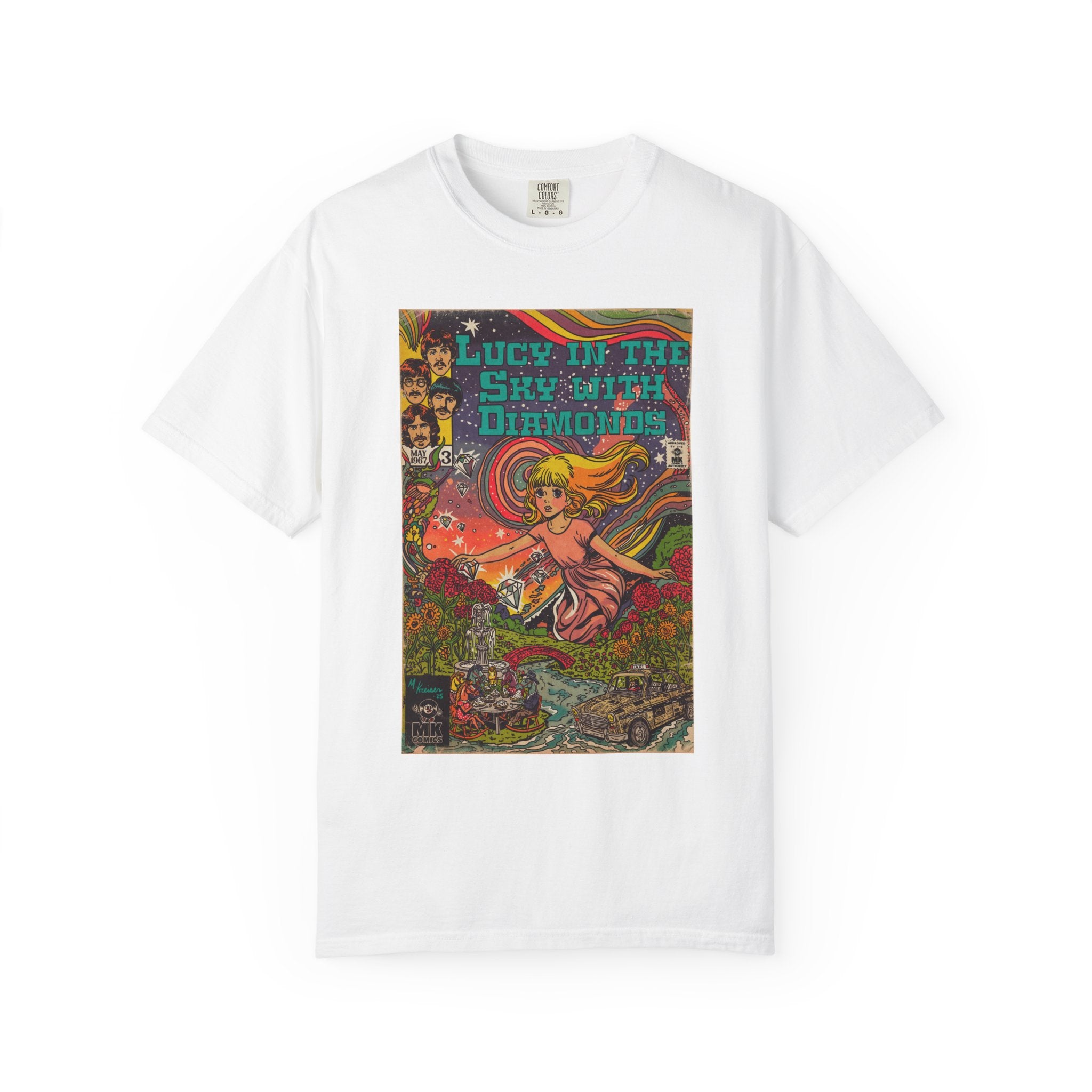 Lucy in the Sky with Diamonds - Unisex Comfort Colors T-shirt