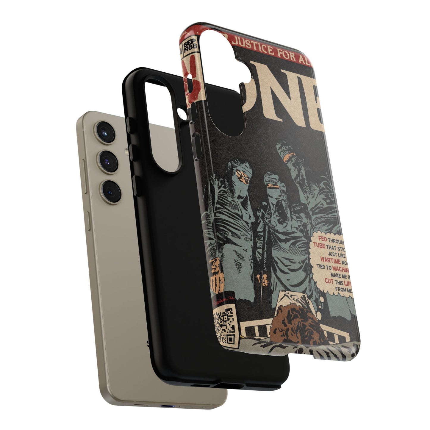 Metallica- One - Johnny Got His Gun Comic Book Art - Tough Phone Cases