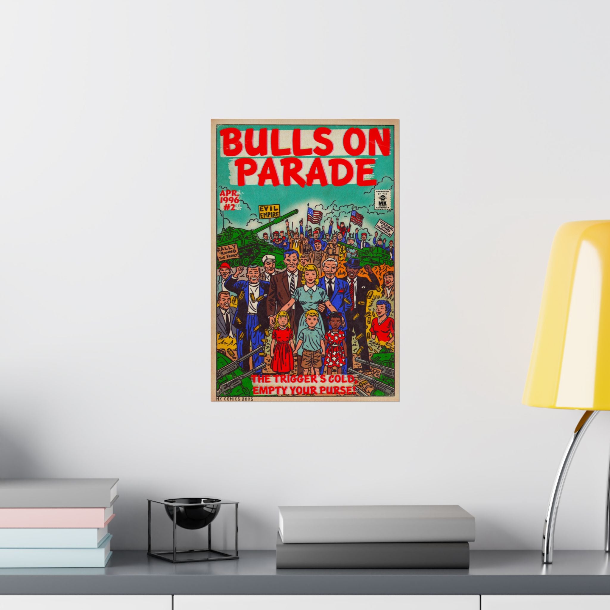 Bulls Parade -Matte Vertical Posters
