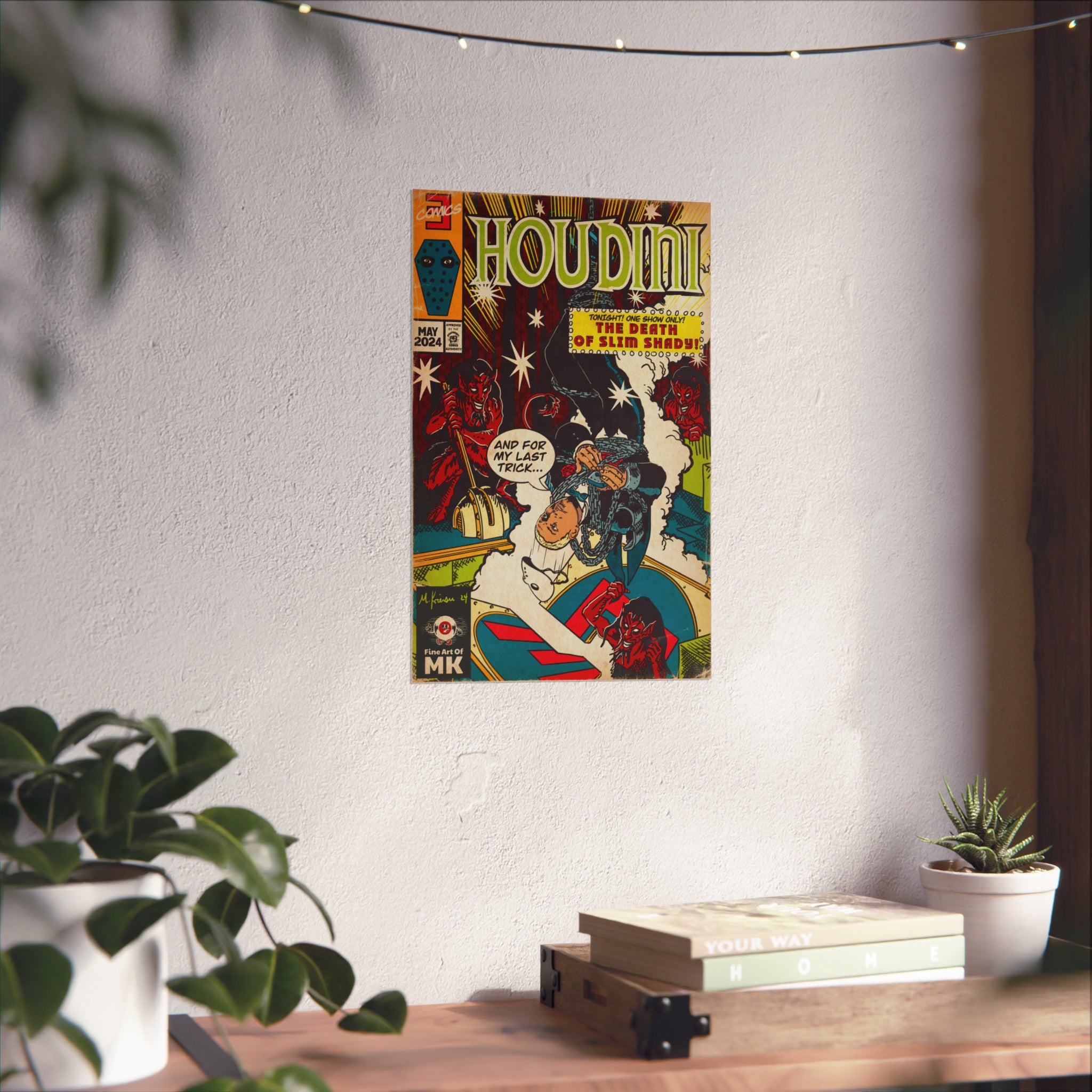 Houdini - Matte Vertical Poster