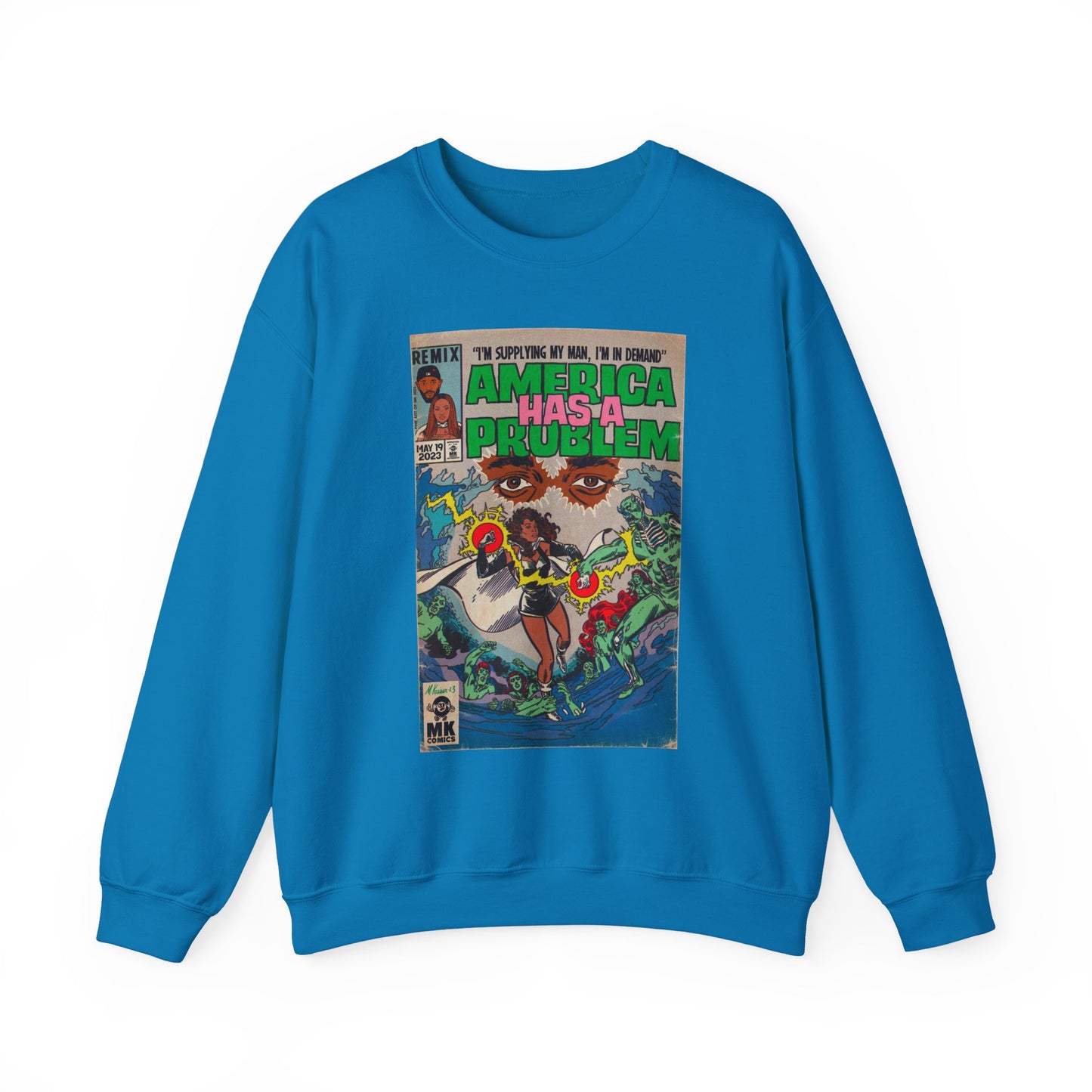 America Has a Problem - Unisex Heavy Blend™ Crewneck Sweatshirt