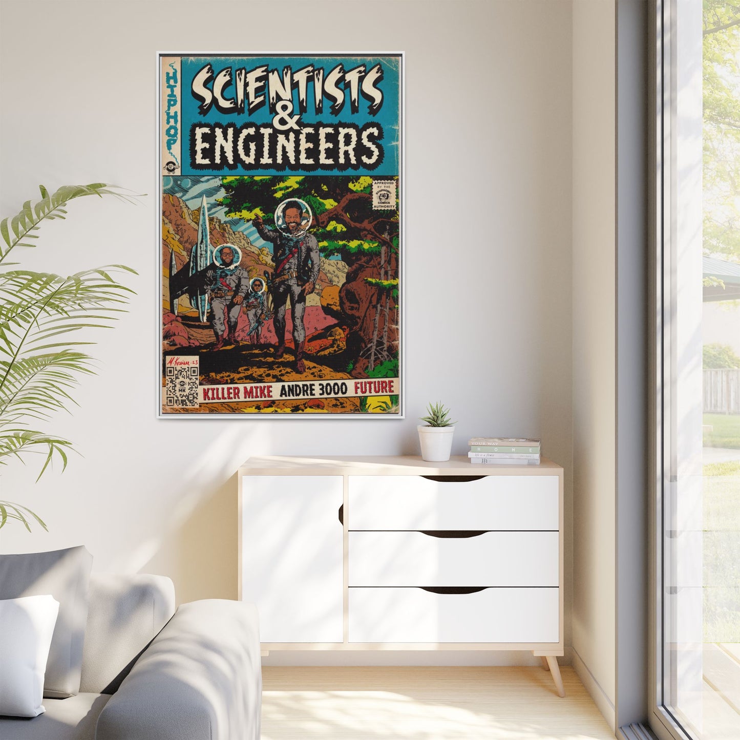 Killer Mike - Scientists & Engineers - Andre 3000 - Future - Gallery Canvas Wraps, Vertical Frame