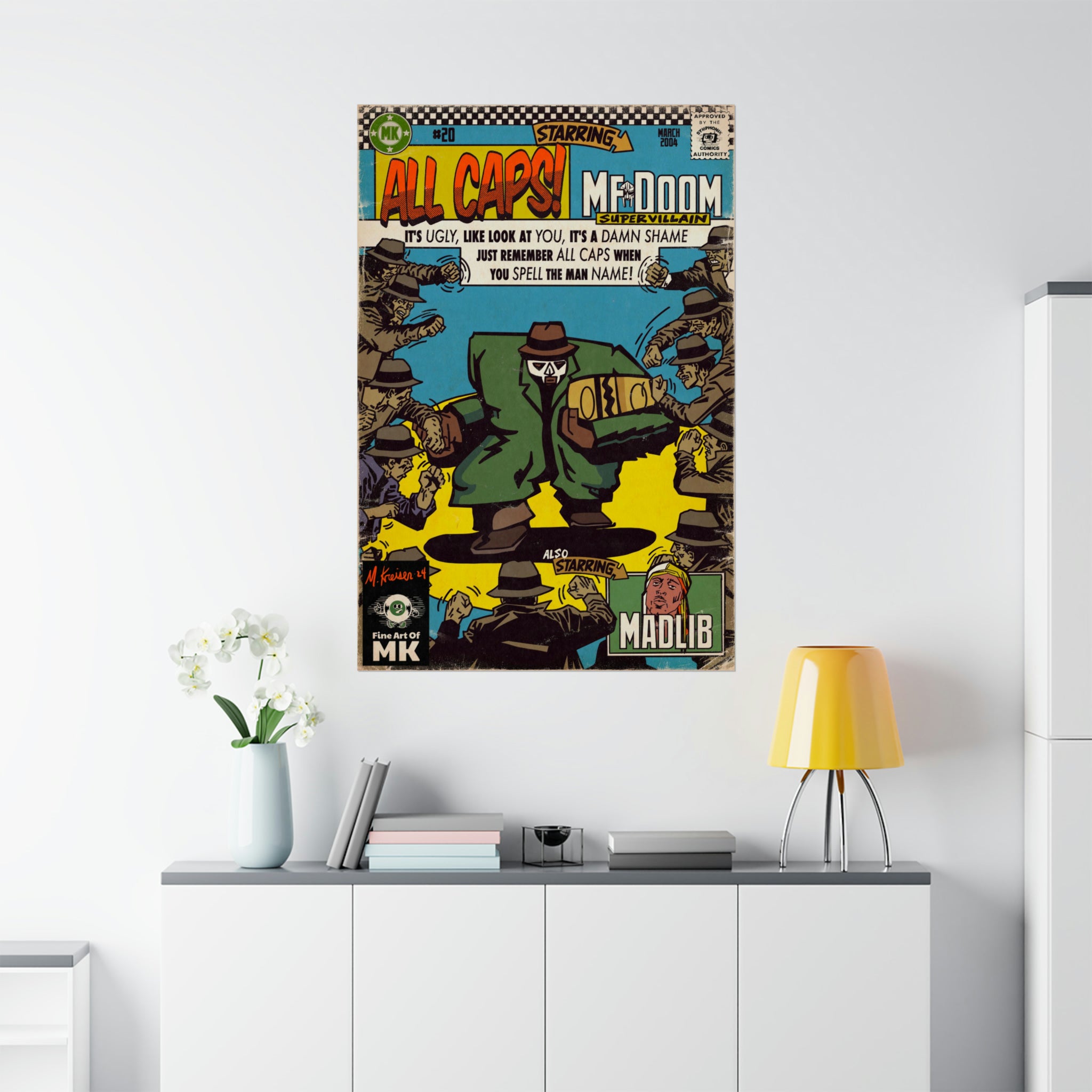 All Caps - Matte Vertical Posters