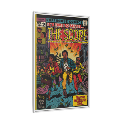 The Score - Matte Canvas, Framed (Multi-color)