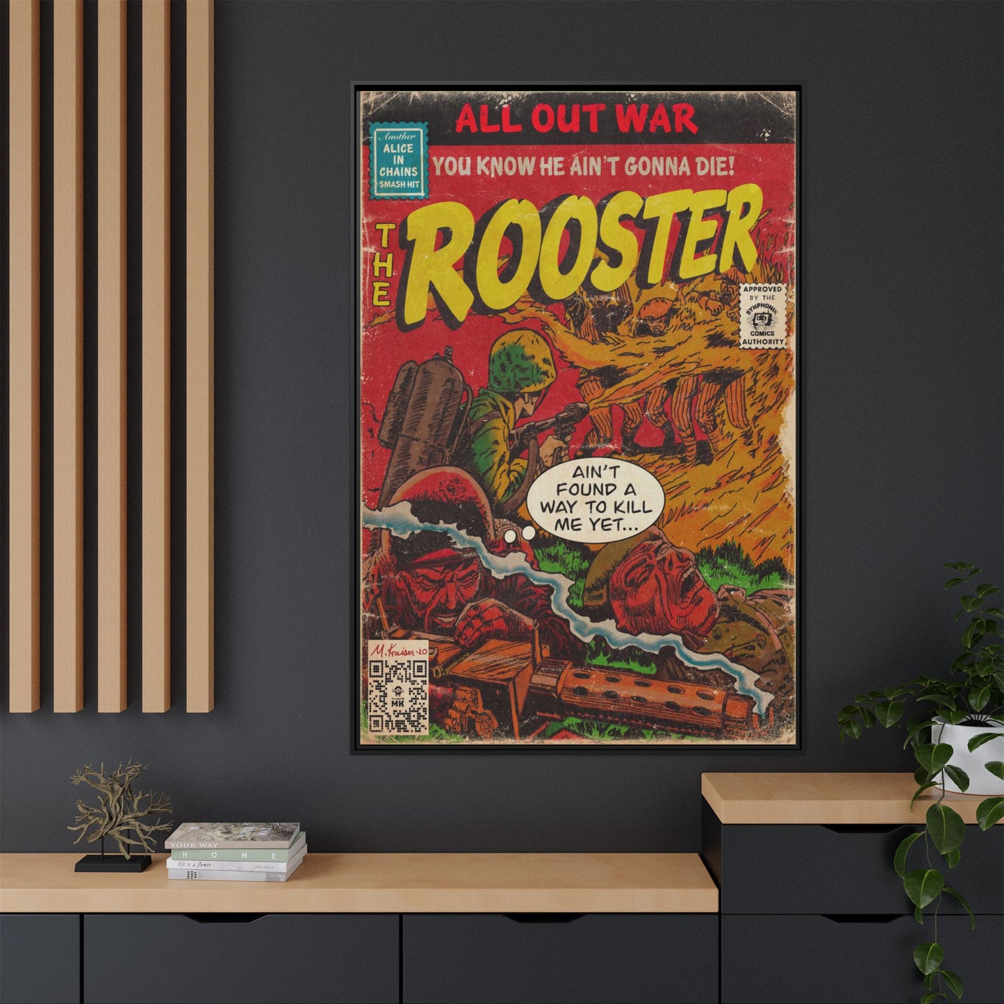 Alice In Chains - Rooster - Gallery Canvas Wraps, Vertical Frame