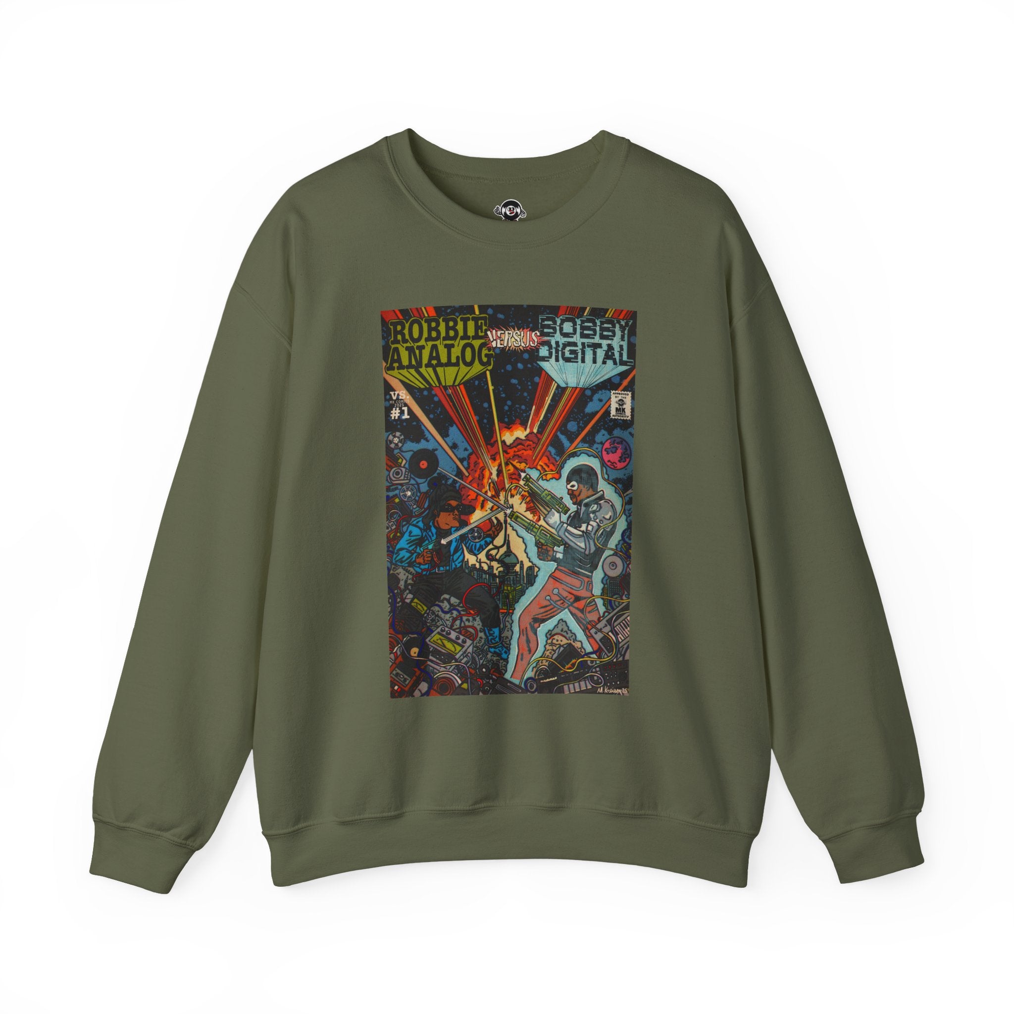Analog vs. Digital - Unisex Heavy Blend™ Crewneck Sweatshirt