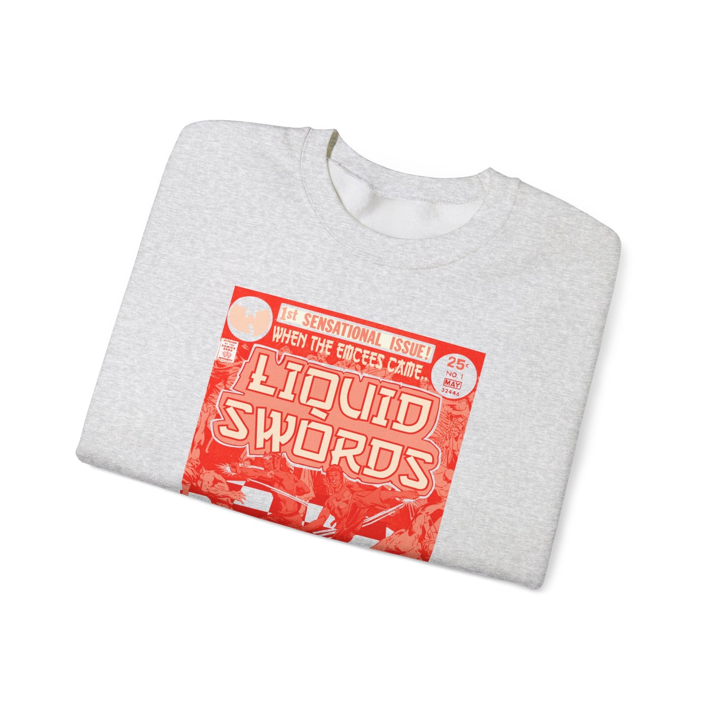 GZA - Liquid Swords - RED VARIANT - Unisex Heavy Blend™ Crewneck Sweatshirt