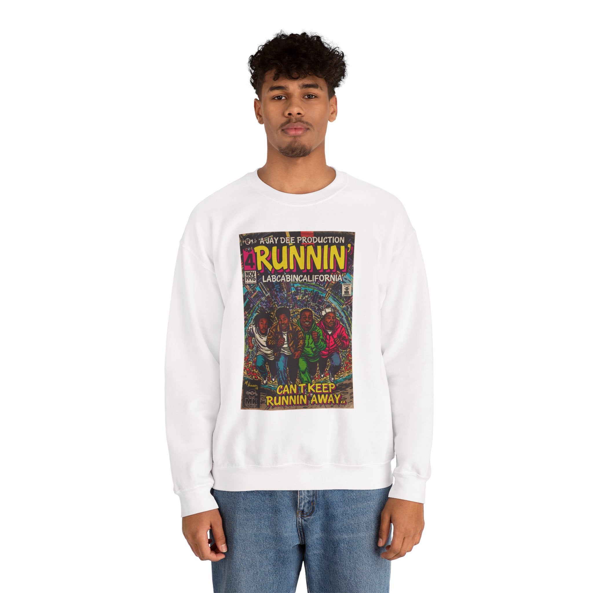 Runnin' - Unisex Heavy Blend™ Crewneck Sweatshirt