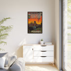 God Does Like Ugly - Matte Canvas, Framed (Multi-color)