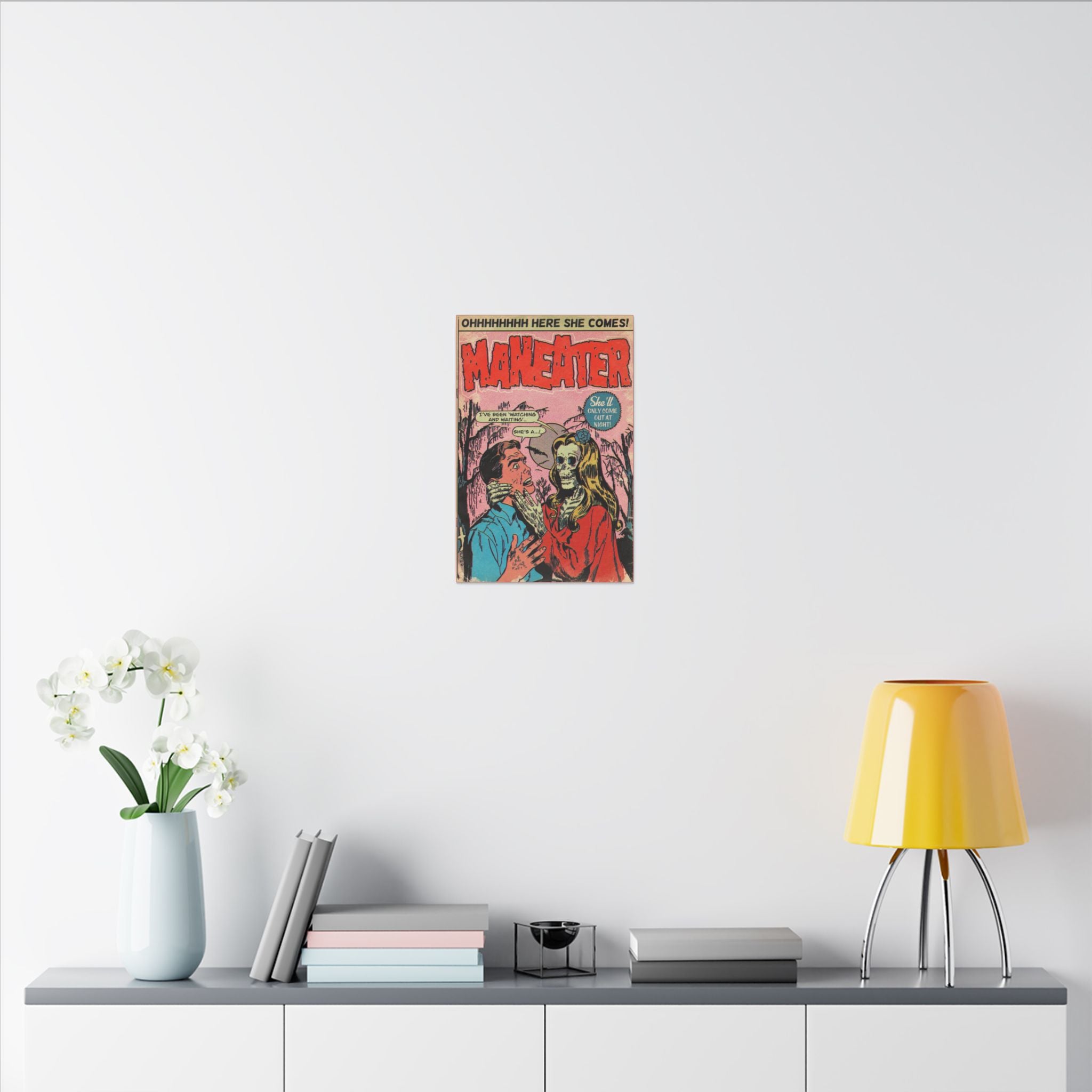 Maneater - Matte Canvas, Stretched, 0.75" (Multi-Size)