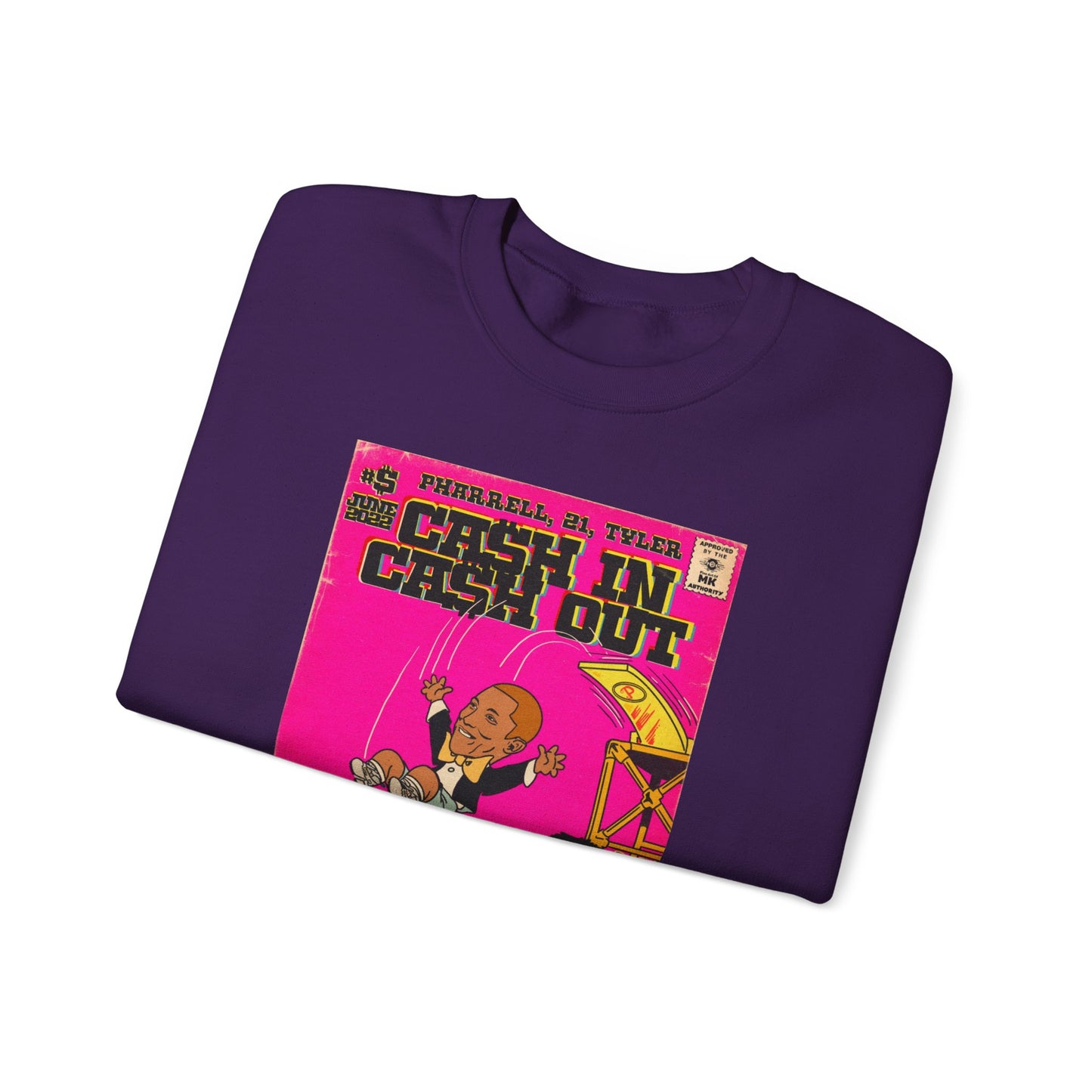 Pharrell, 21 Savage & Tyler - Cash In Cash Out - Unisex Heavy Blend™ Crewneck Sweatshirt