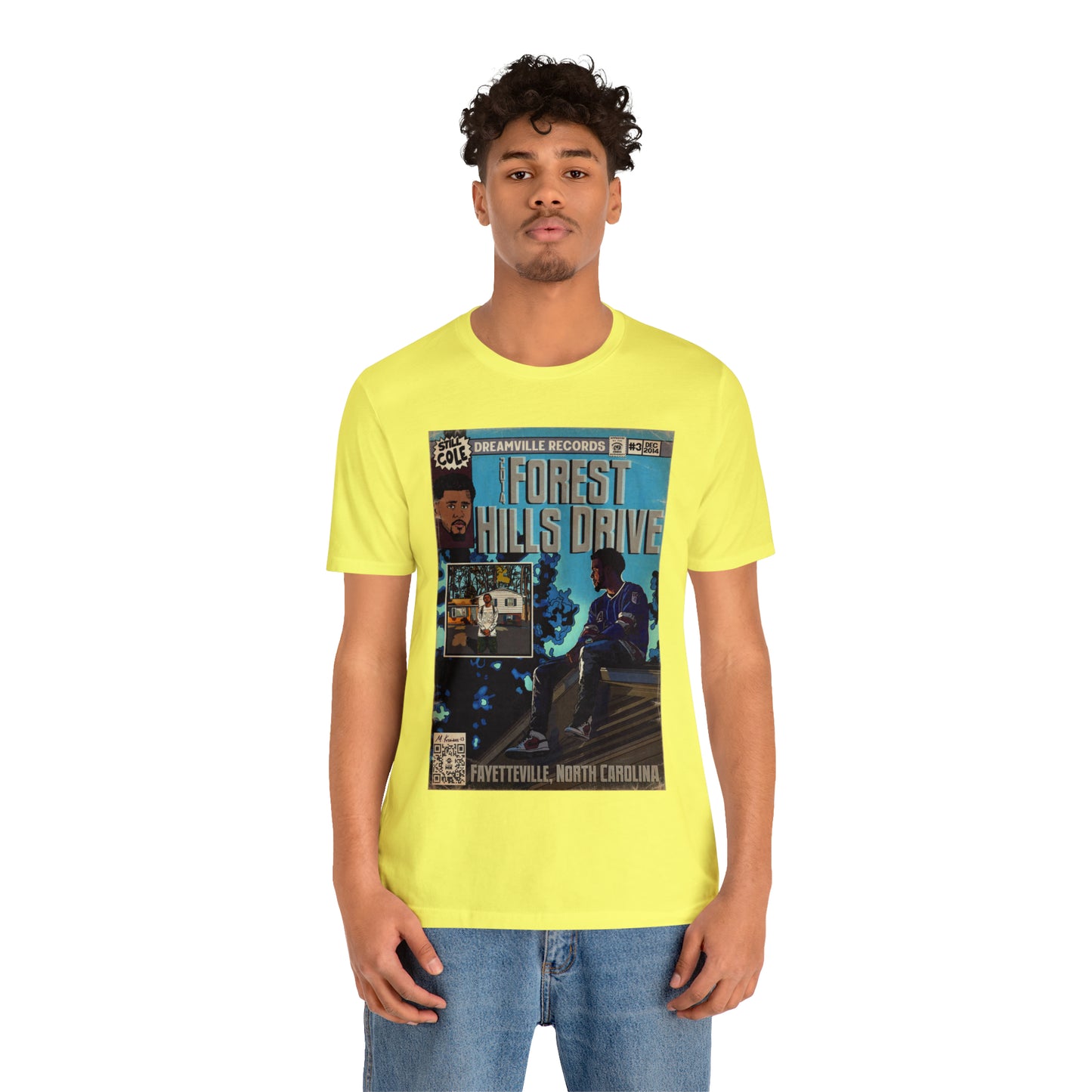 J Cole - 2014 Forest Hills Drive - Unisex Jersey Short Sleeve Tee