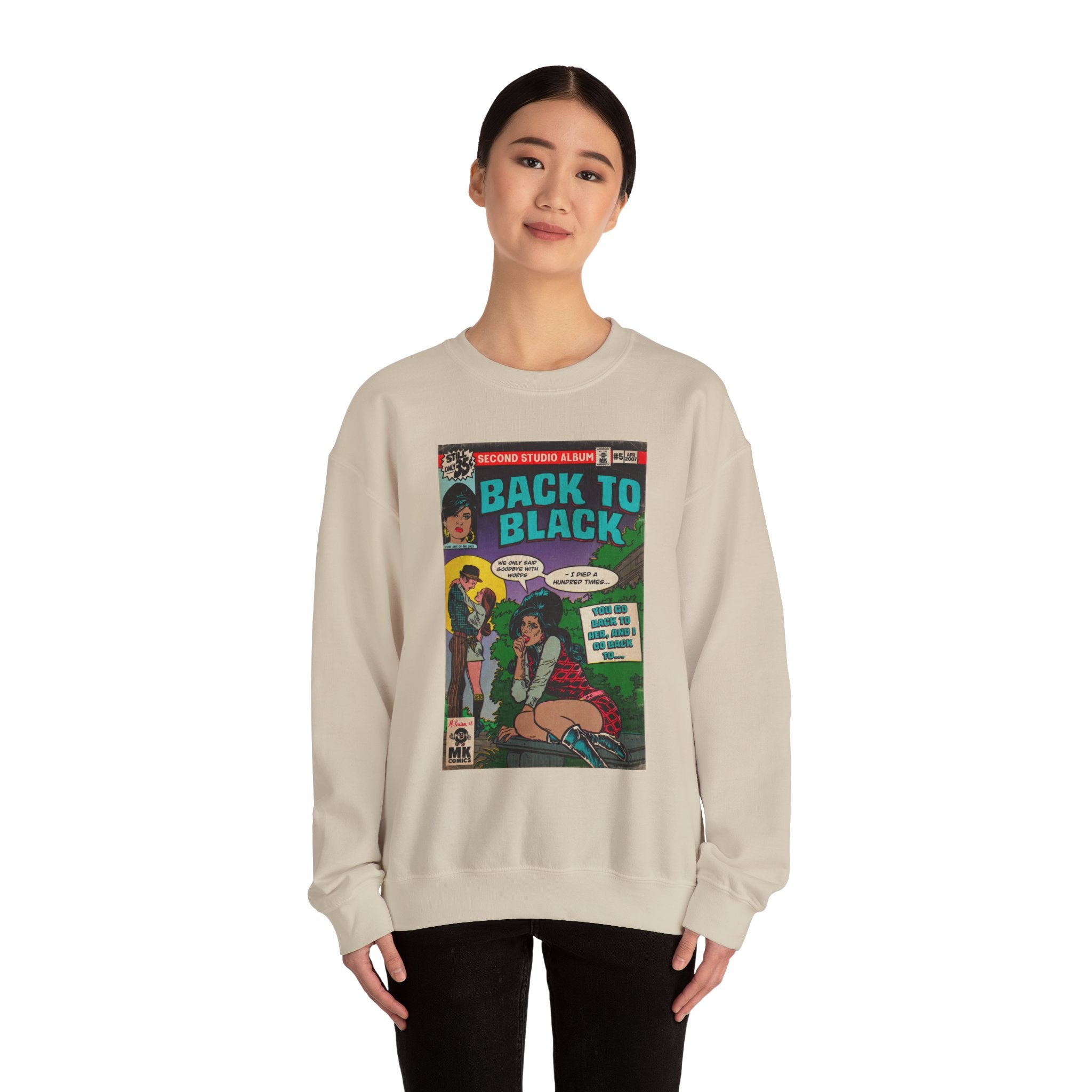 Back to Black - Unisex Heavy Blend™ Crewneck Sweatshirt