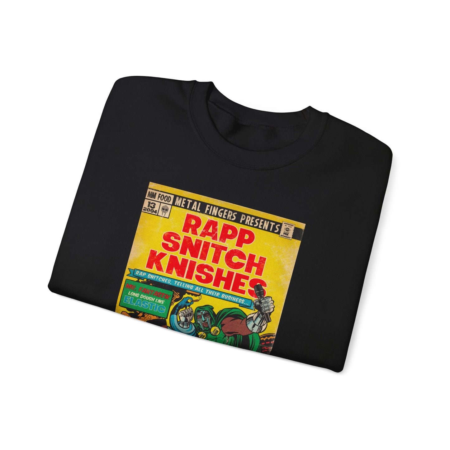 MF DOOM -Rapp Snitch Knishes - Unisex Heavy Blend™ Crewneck Sweatshirt