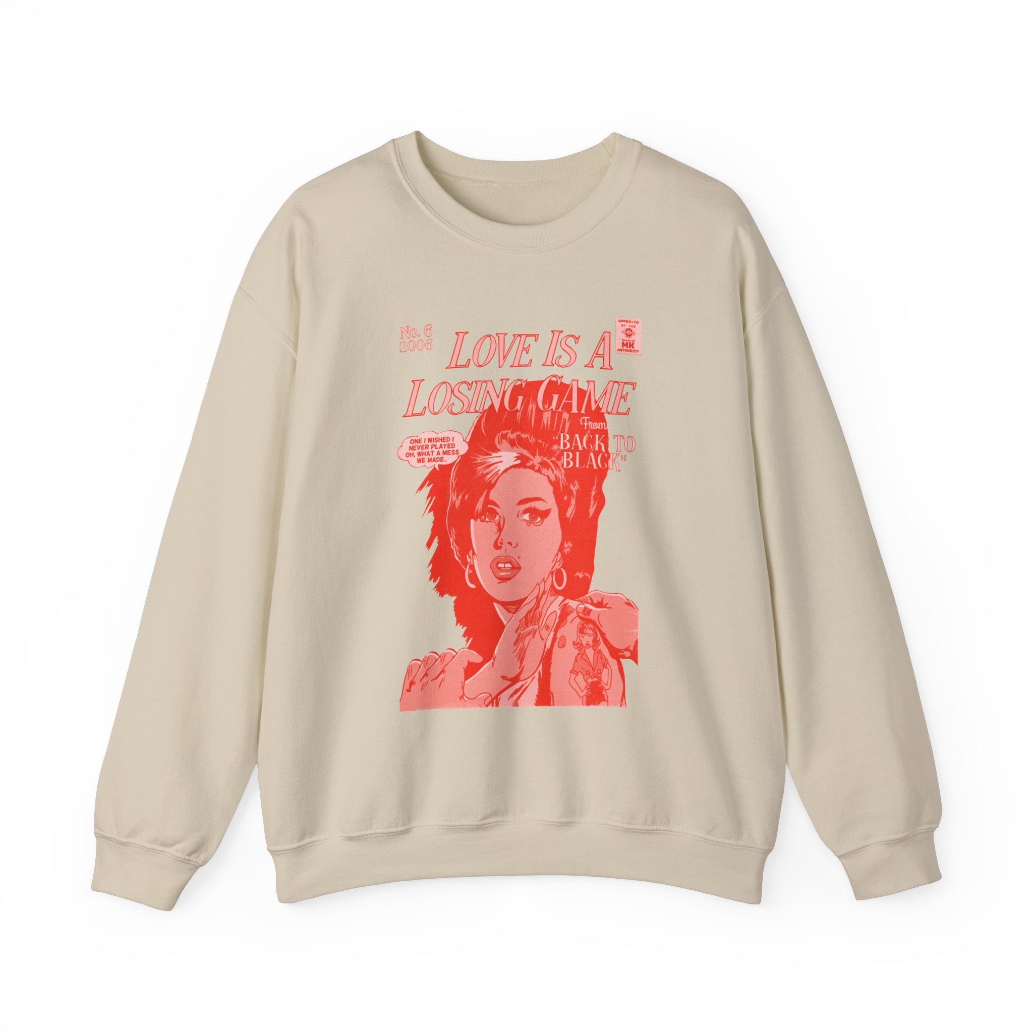 Love is a Losing Game - RED VARIANT - Unisex Heavy Blend™ Crewneck Sweatshirt