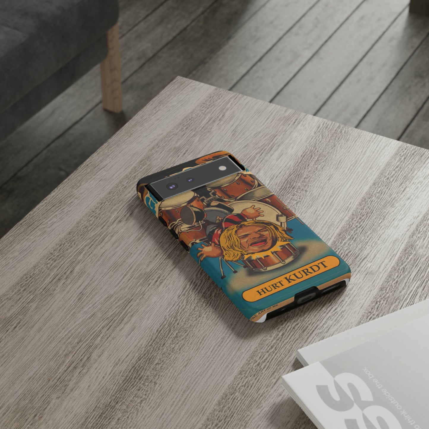 Hurt KURDT - Garbage Can Kings - Nirvana - Tough Phone Cases