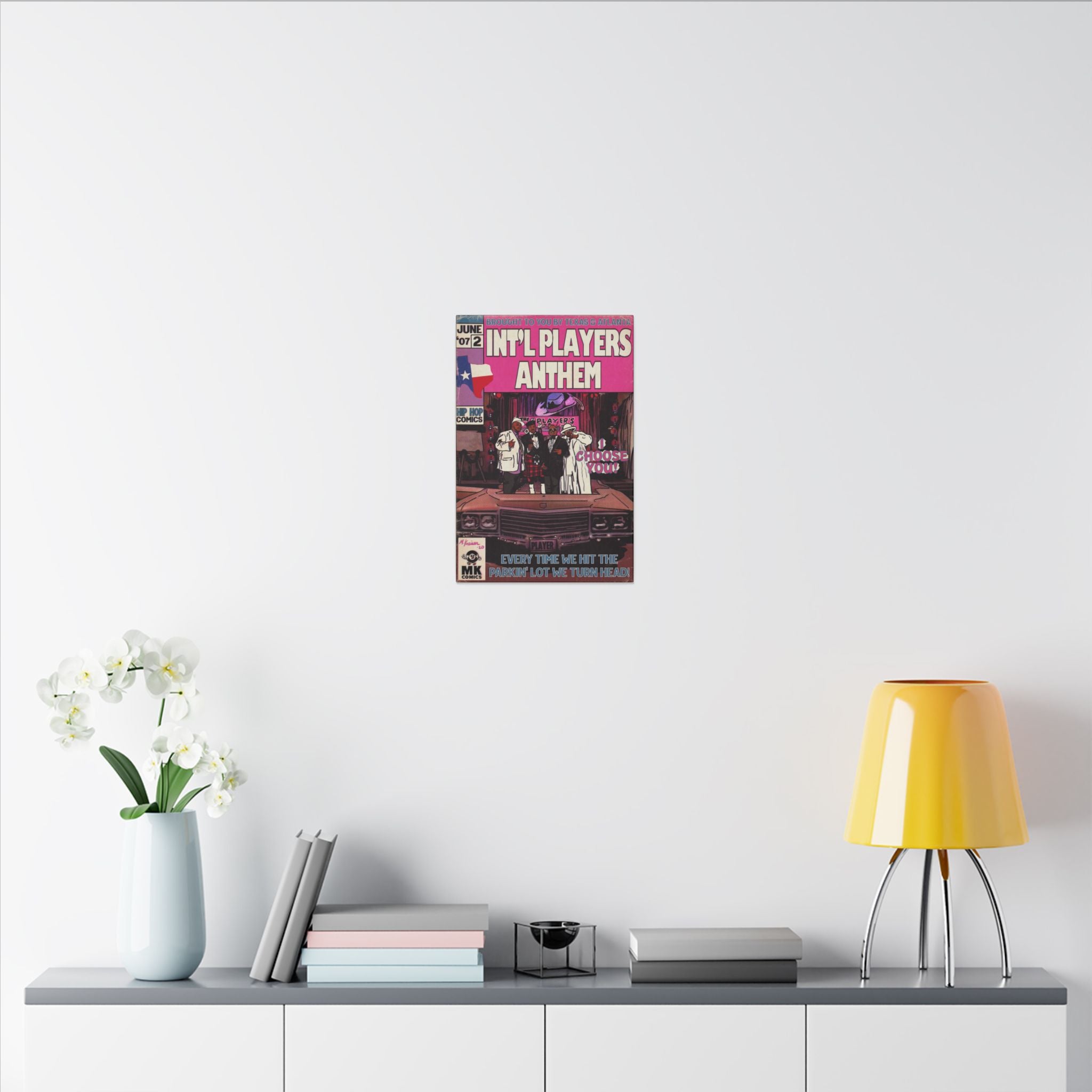 Int’l Players Anthem - Matte Canvas, Stretched, 0.75"