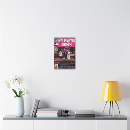 Int’l Players Anthem - Matte Canvas, Stretched, 0.75"