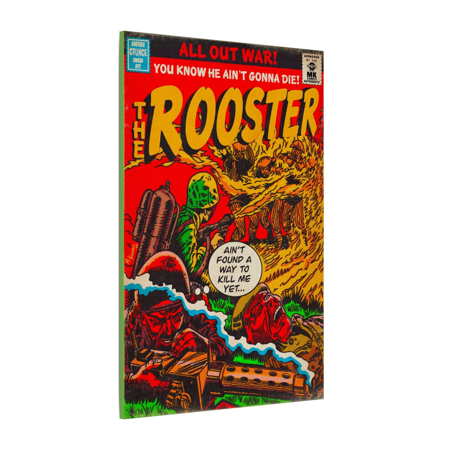 Rooster - Matte Canvas, Stretched, 0.75"