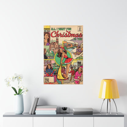 Mariah Carey - All I Want For Christmas.. - Vertical Matte Poster