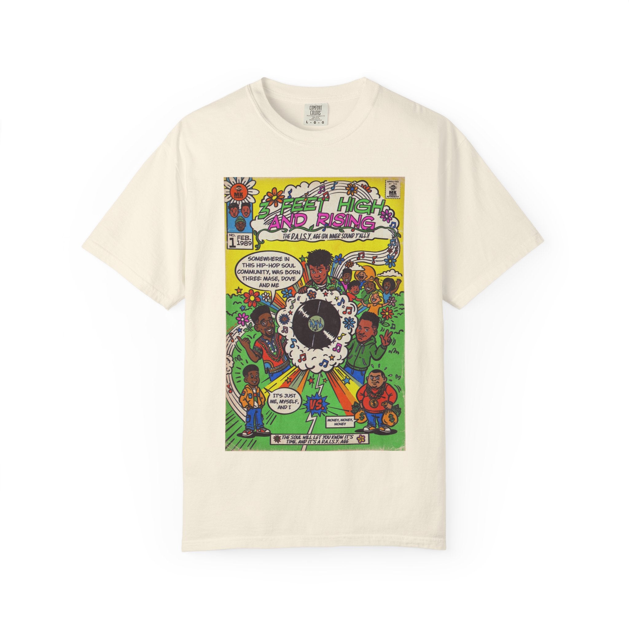 3 Feet High & Rising - Unisex Comfort Colors T-shirt