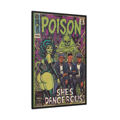 Poison - Matte Canvas, Framed (Multi-color)