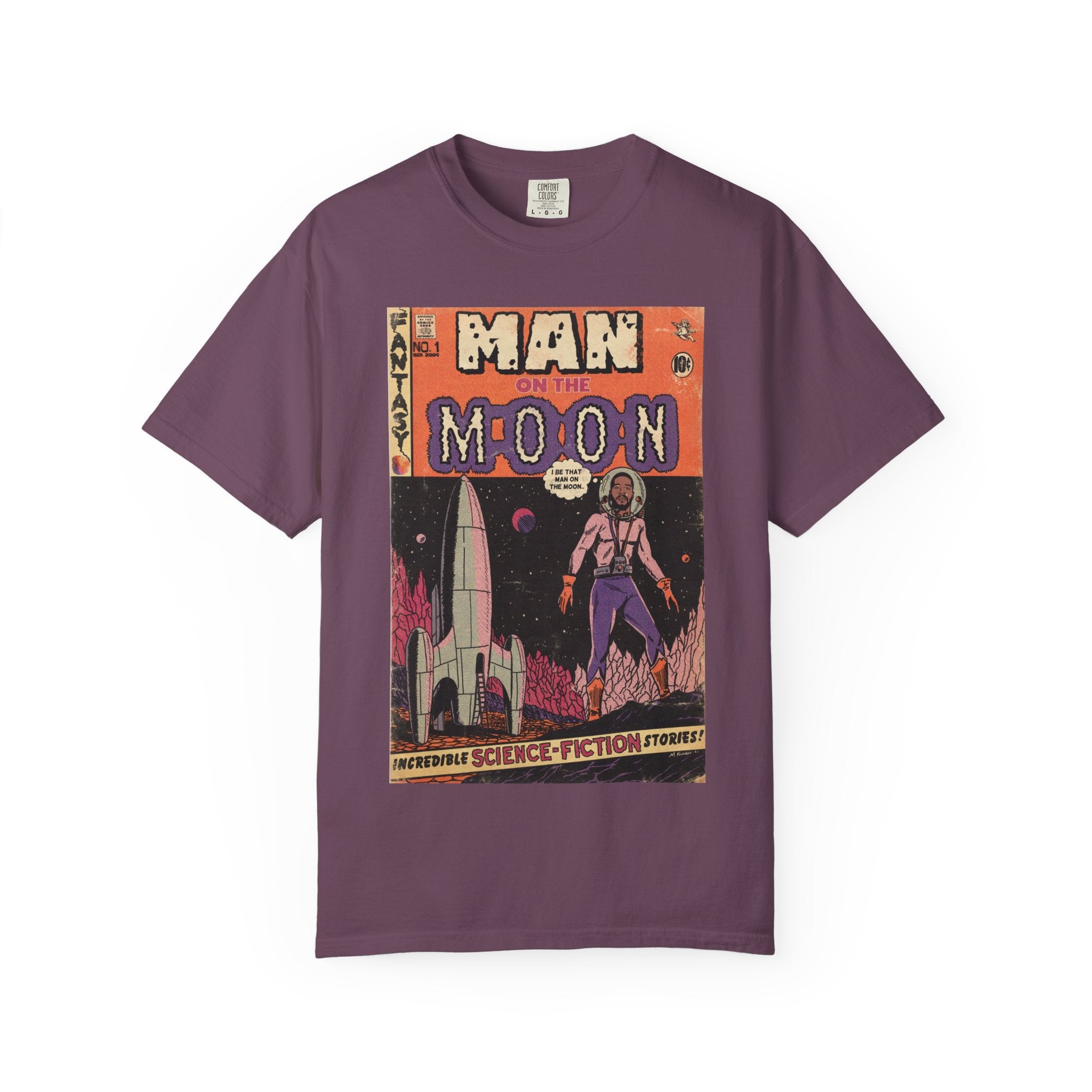 Man on the Moon - Unisex Comfort Colors T-shirt