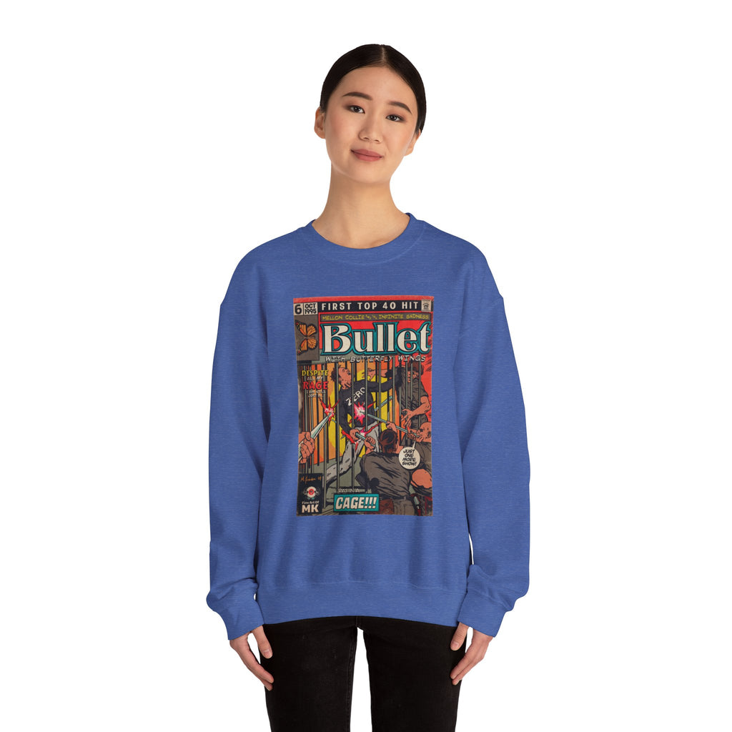 Bullet With Butterfly Wings - Unisex Heavy Blend™ Crewneck Sweatshirt