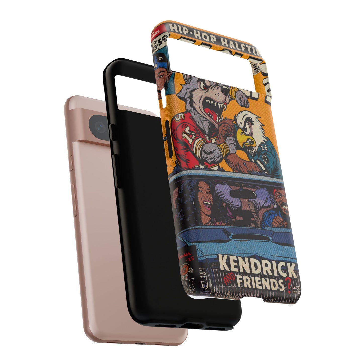 Kendrick & SZA - 2025 Halftime - Eagles vs Chiefs - Tough Phone Cases