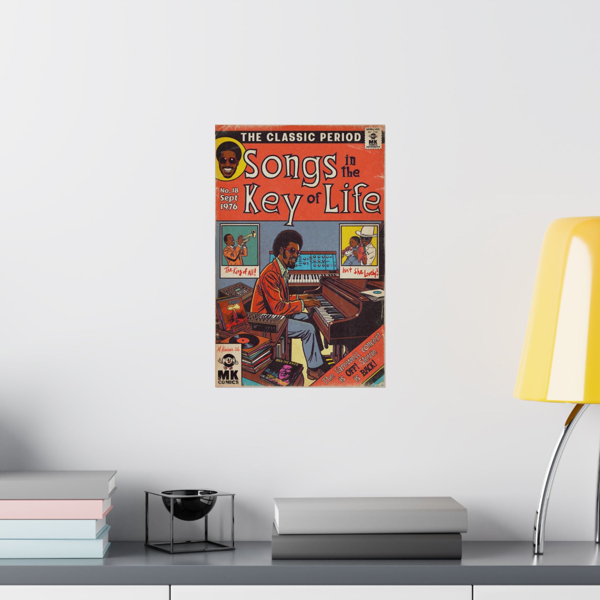 Songs in the Key of Life - Matte Vertical Posters