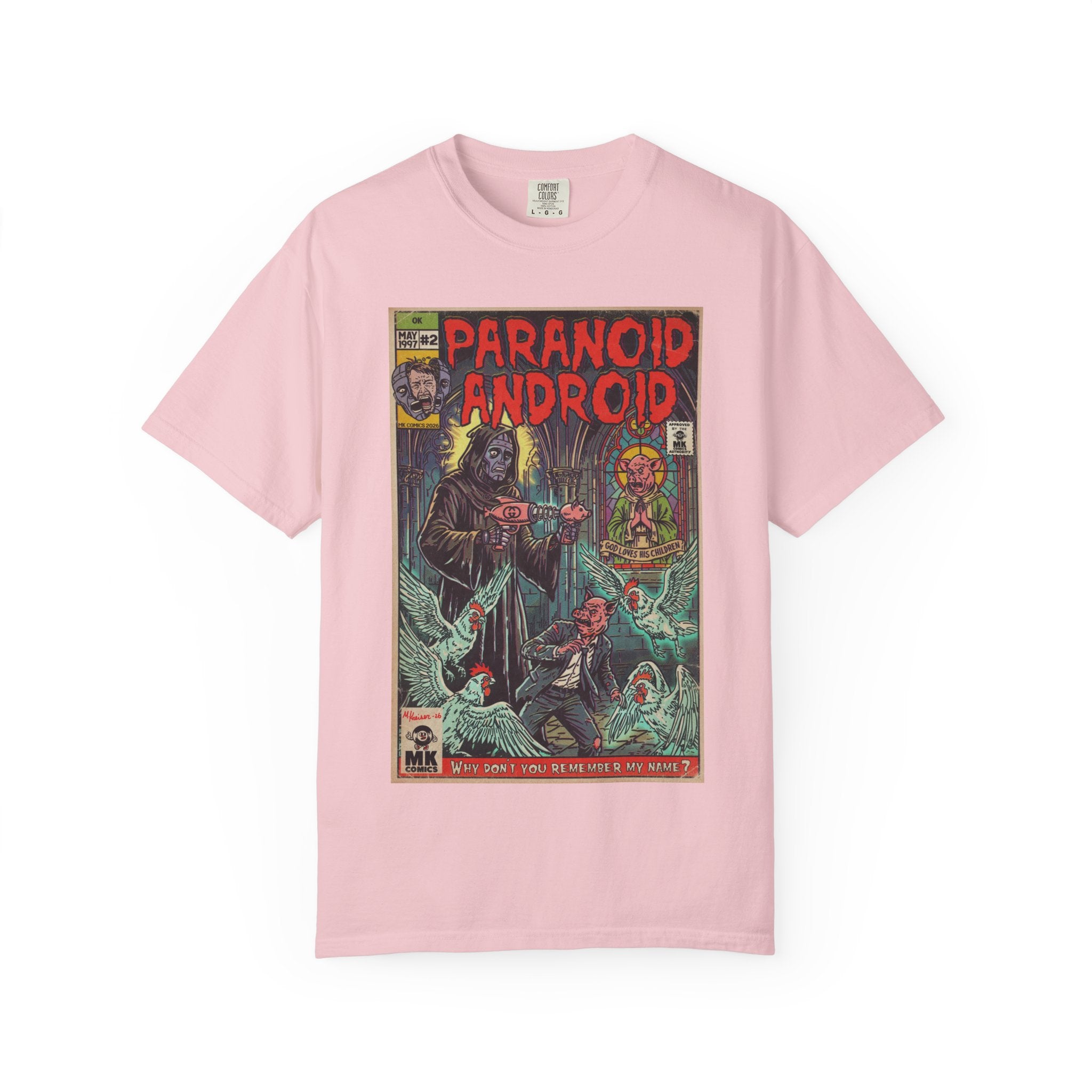 Paranoid Android - Unisex Comfort Colors T-shirt