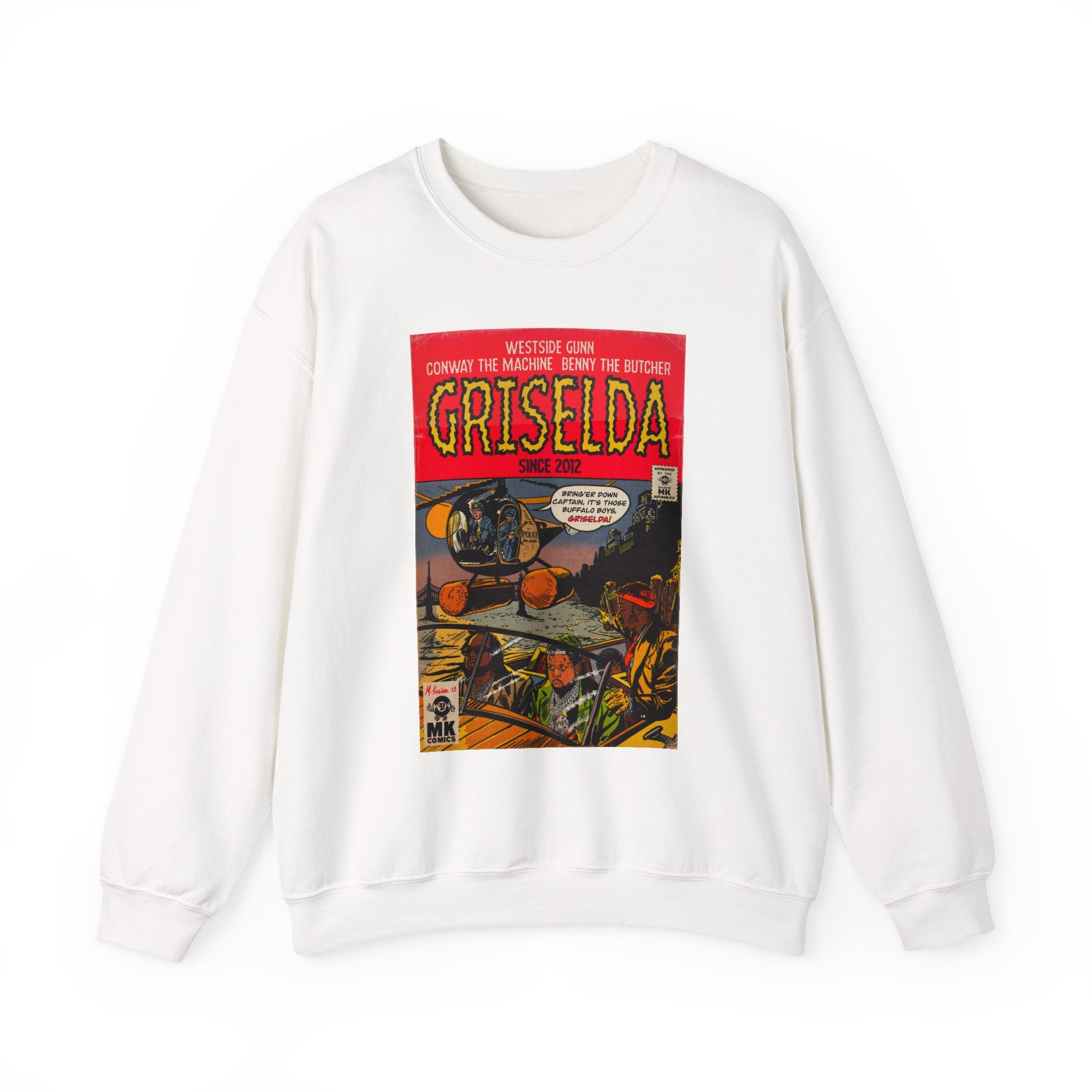 Griselda - Comic Book Art - Unisex Heavy Blend™ Crewneck Sweatshirt