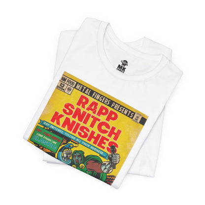 MF DOOM - Rap Snitch Knishes Comic Book Art - Unisex Jersey Short Sleeve Tee