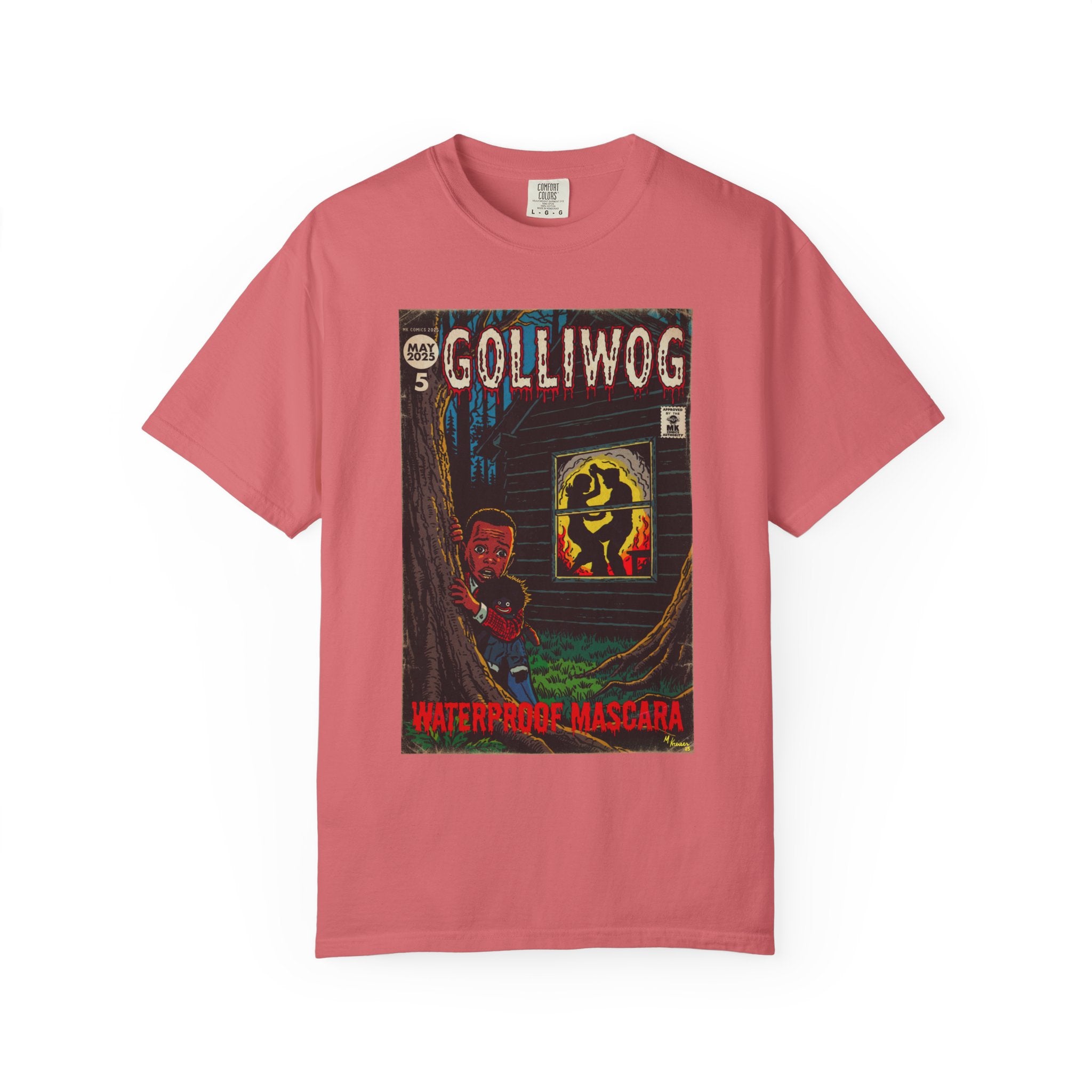 Waterproof Mascara - Golliwog - Unisex Garment-Dyed T-shirt