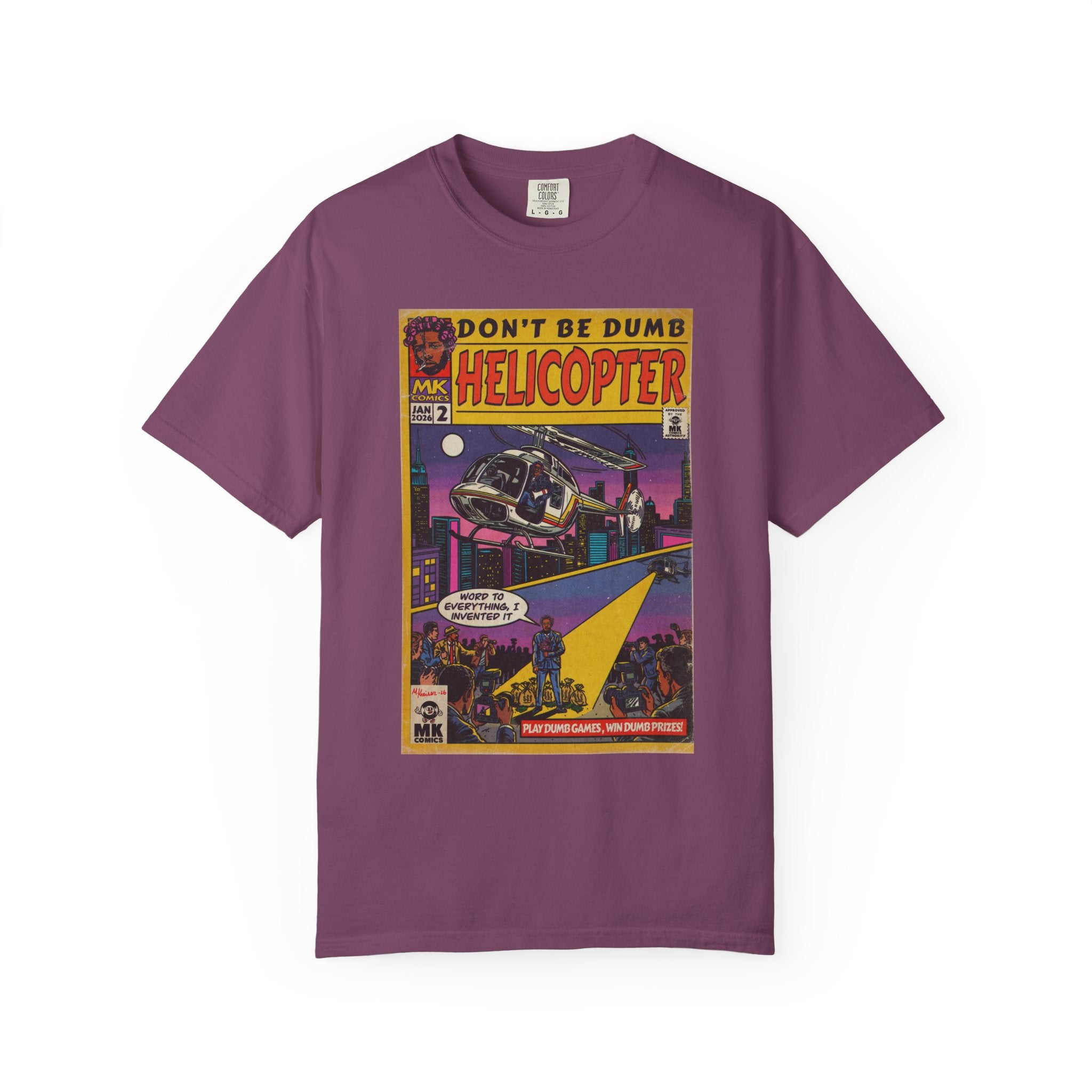 Helicopter - Unisex Comfort Colors T-shirt