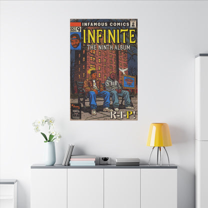 Infinite - Comic Book Art - Matte Canvas, Stretched, 0.75" (Multi-Size)