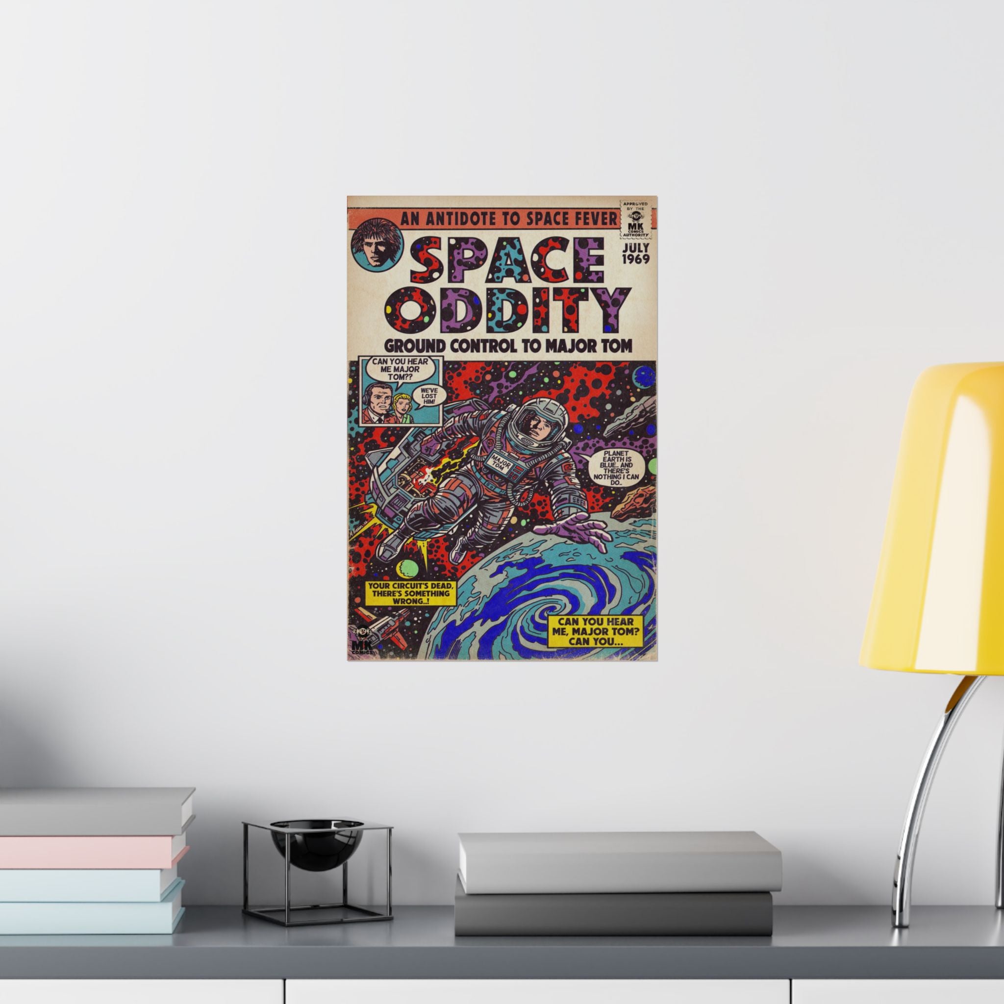 Space Oddity - Matte Vertical Posters