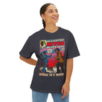Denial is a River - Alligator Bites - Unisex Oversized Boxy Tee