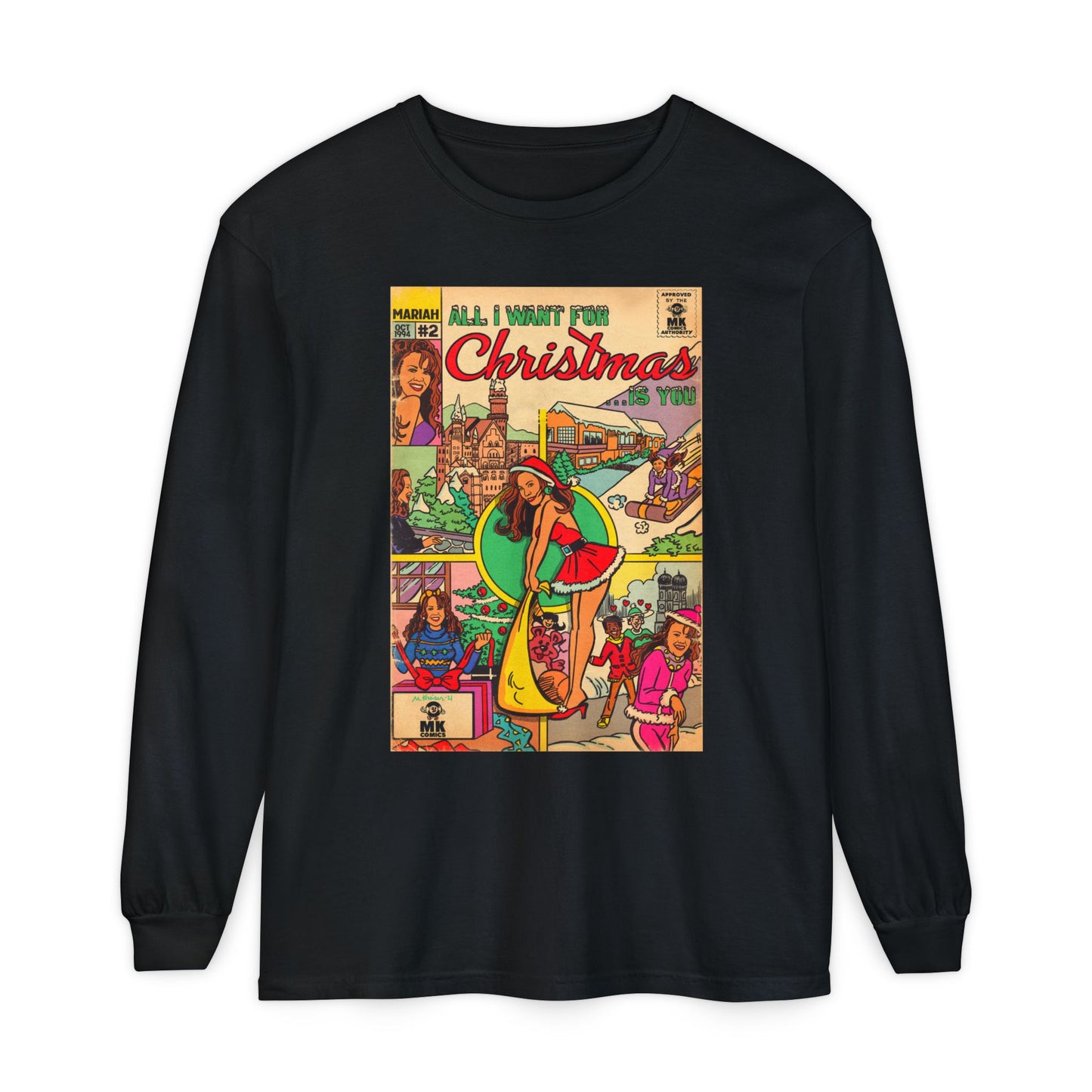All I Want for Christmas.. - Unisex Comfort Colors Long Sleeve T-Shirt