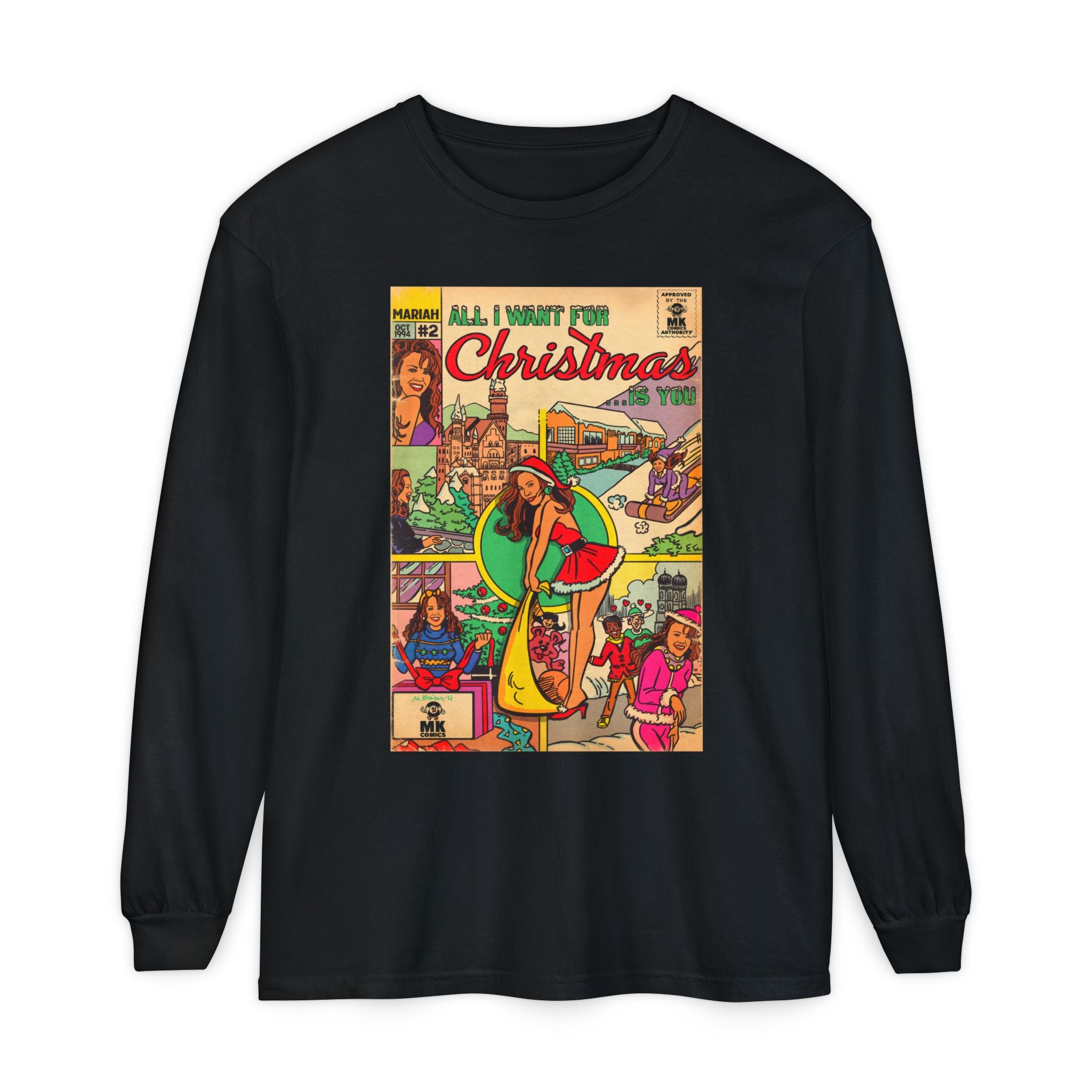 All I Want for Christmas.. - Unisex Comfort Colors Long Sleeve T-Shirt
