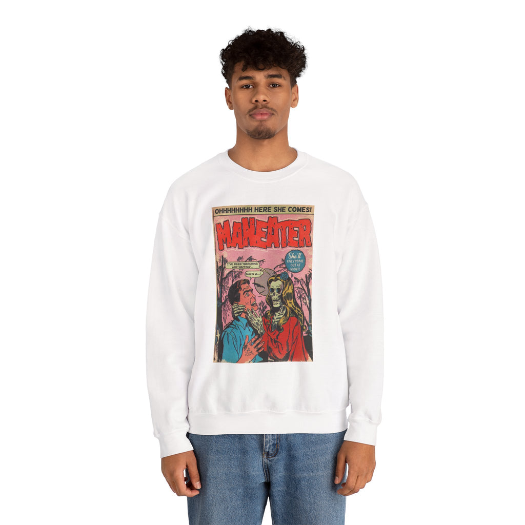 Maneater - Unisex Heavy Blend™ Crewneck Sweatshirt