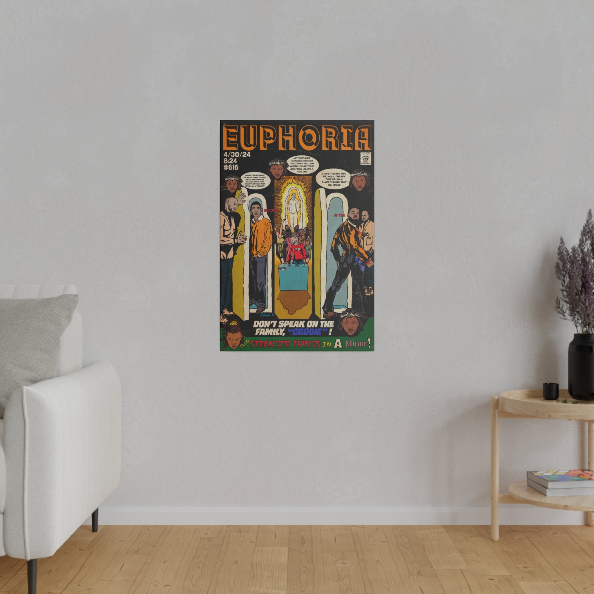 Euphoria - Matte Canvas, Stretched, 0.75"