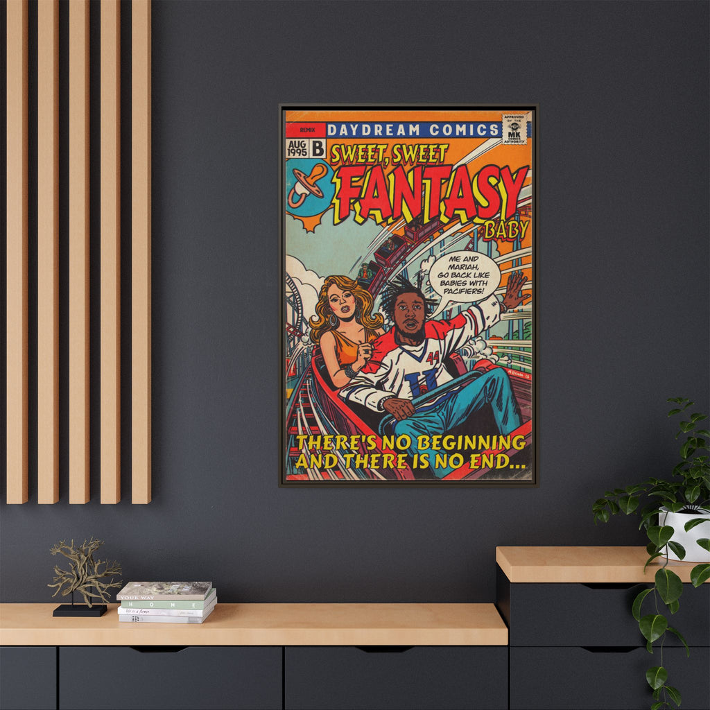 Fantasy Remix - Matte Canvas, Framed (Multi-color)