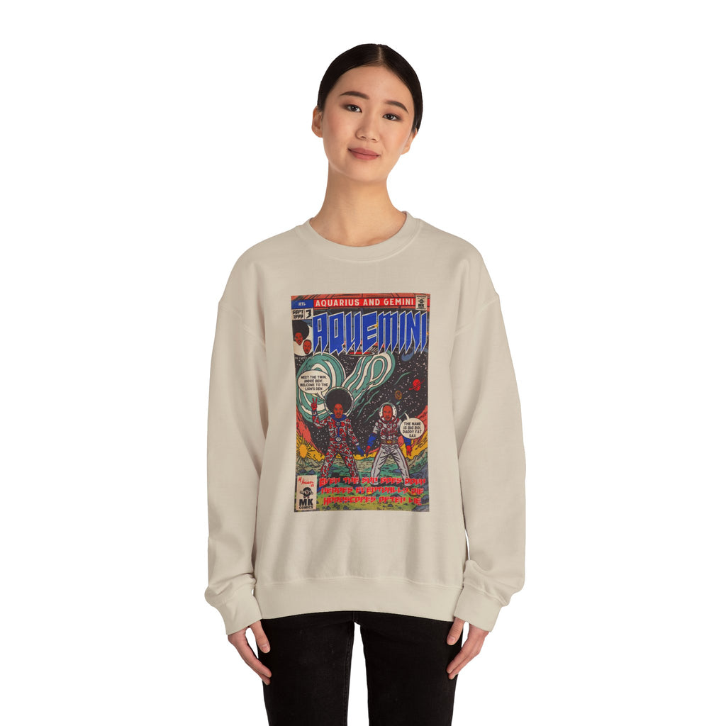 Aquemini - Comic Book Art - Unisex Heavy Blend™ Crewneck Sweatshirt