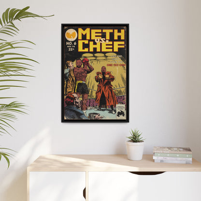 Method Man & Raekwon - Meth vs. Chef - Gallery Canvas Wraps, Vertical Frame