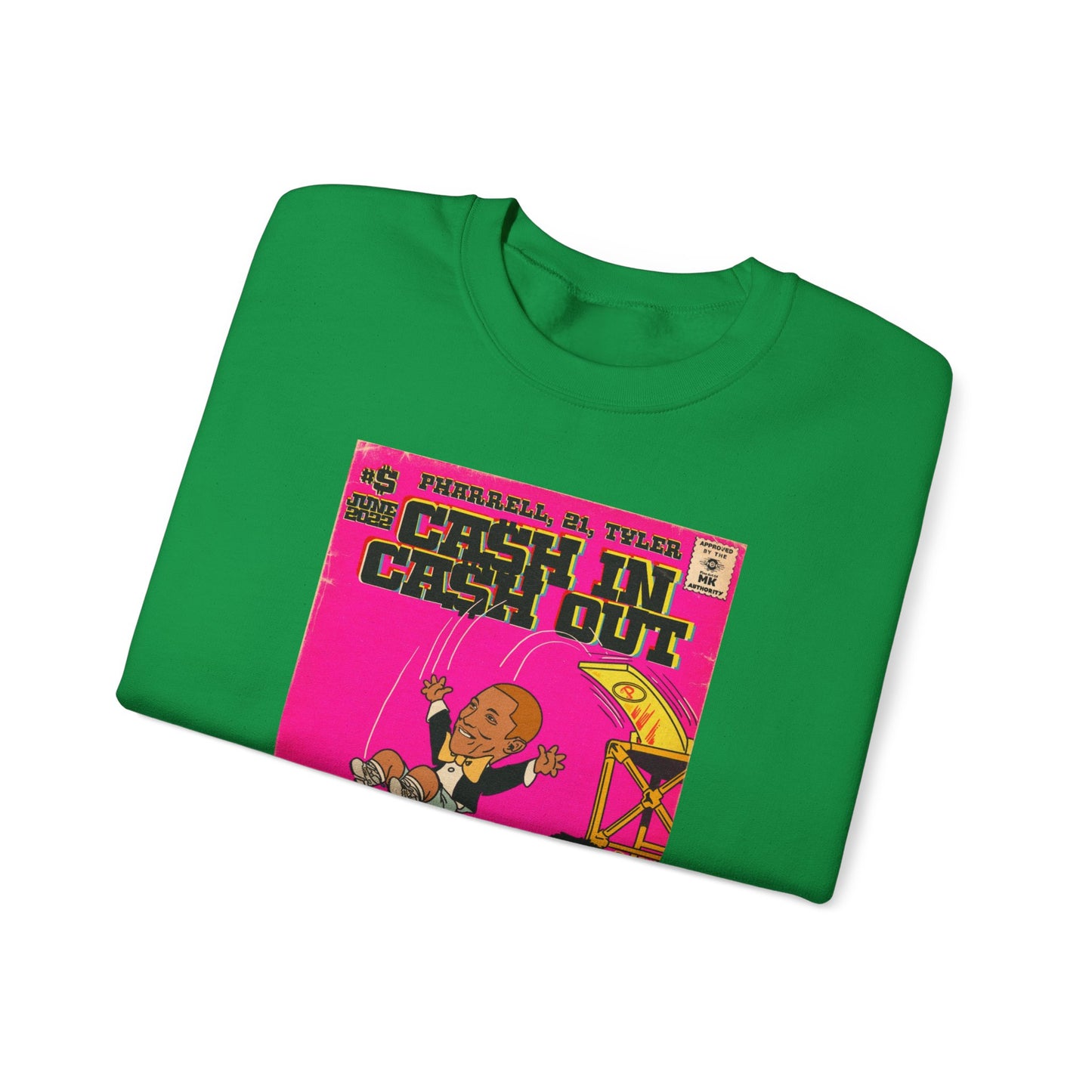 Pharrell, 21 Savage & Tyler - Cash In Cash Out - Unisex Heavy Blend™ Crewneck Sweatshirt