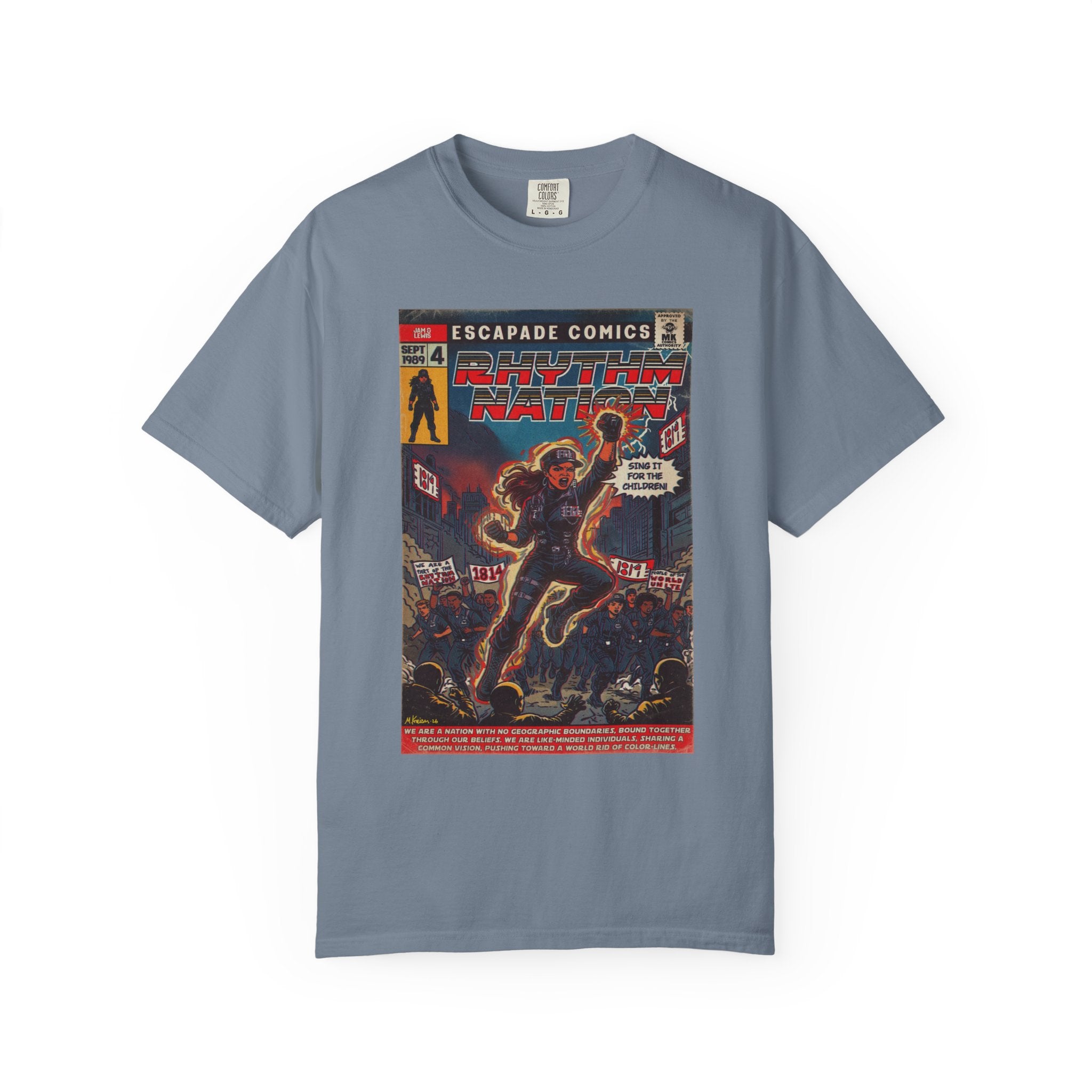 Rhythm Nation - Unisex Comfort Colors T-shirt